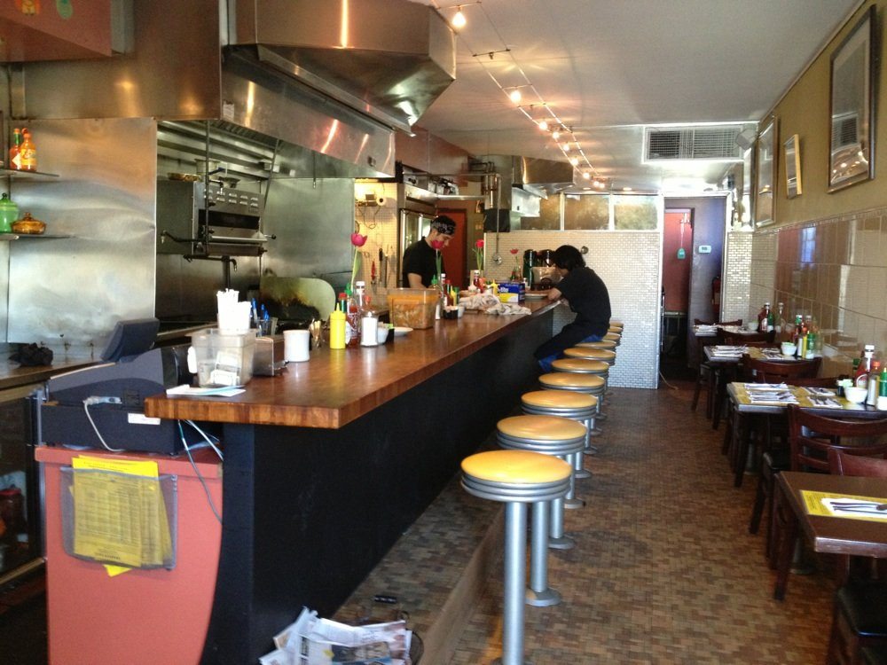 Sit at the counter for a fun old-timey vibe!