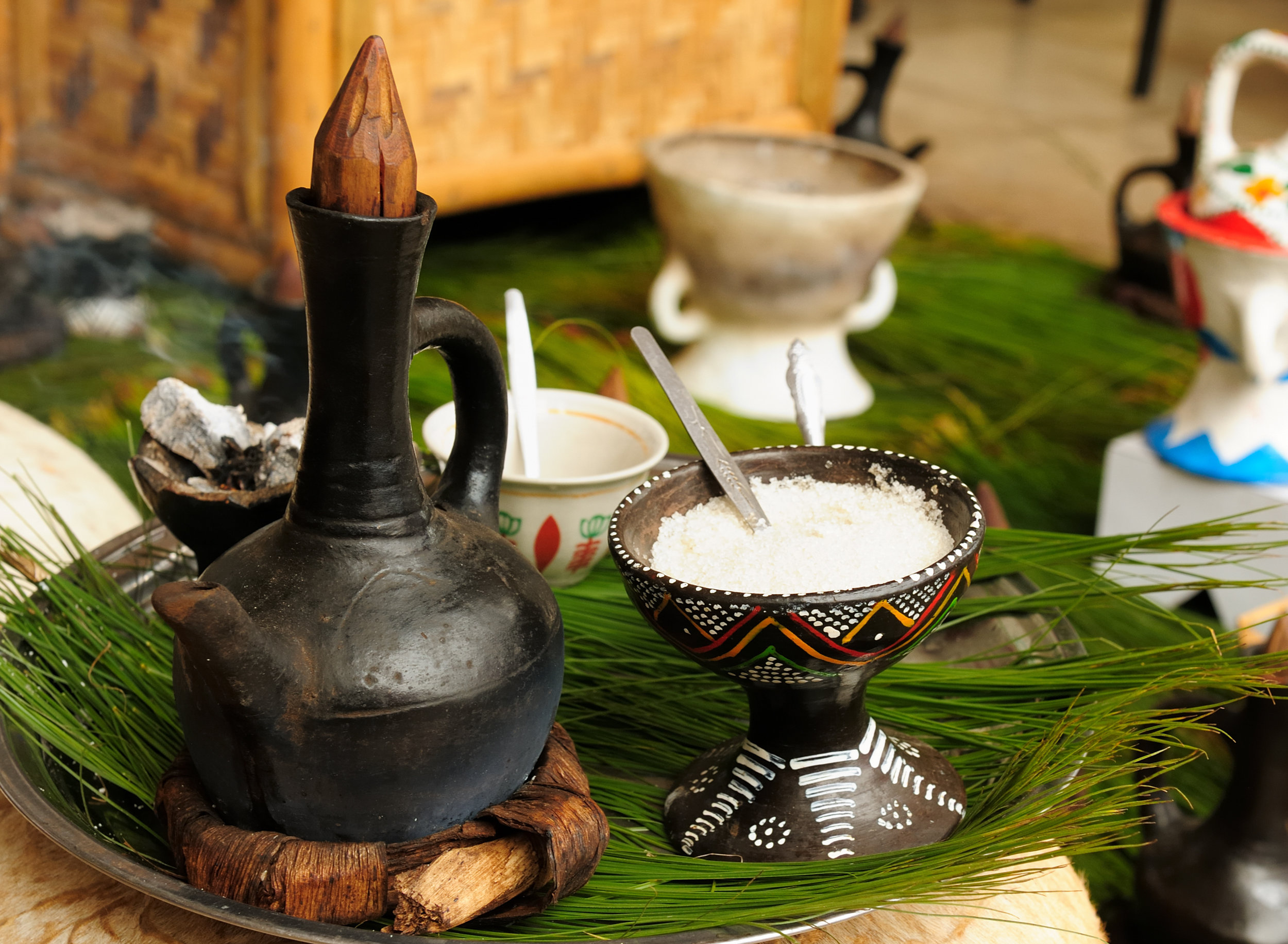 An Ethiopian Coffee Ceremony (Adobe Stock)
