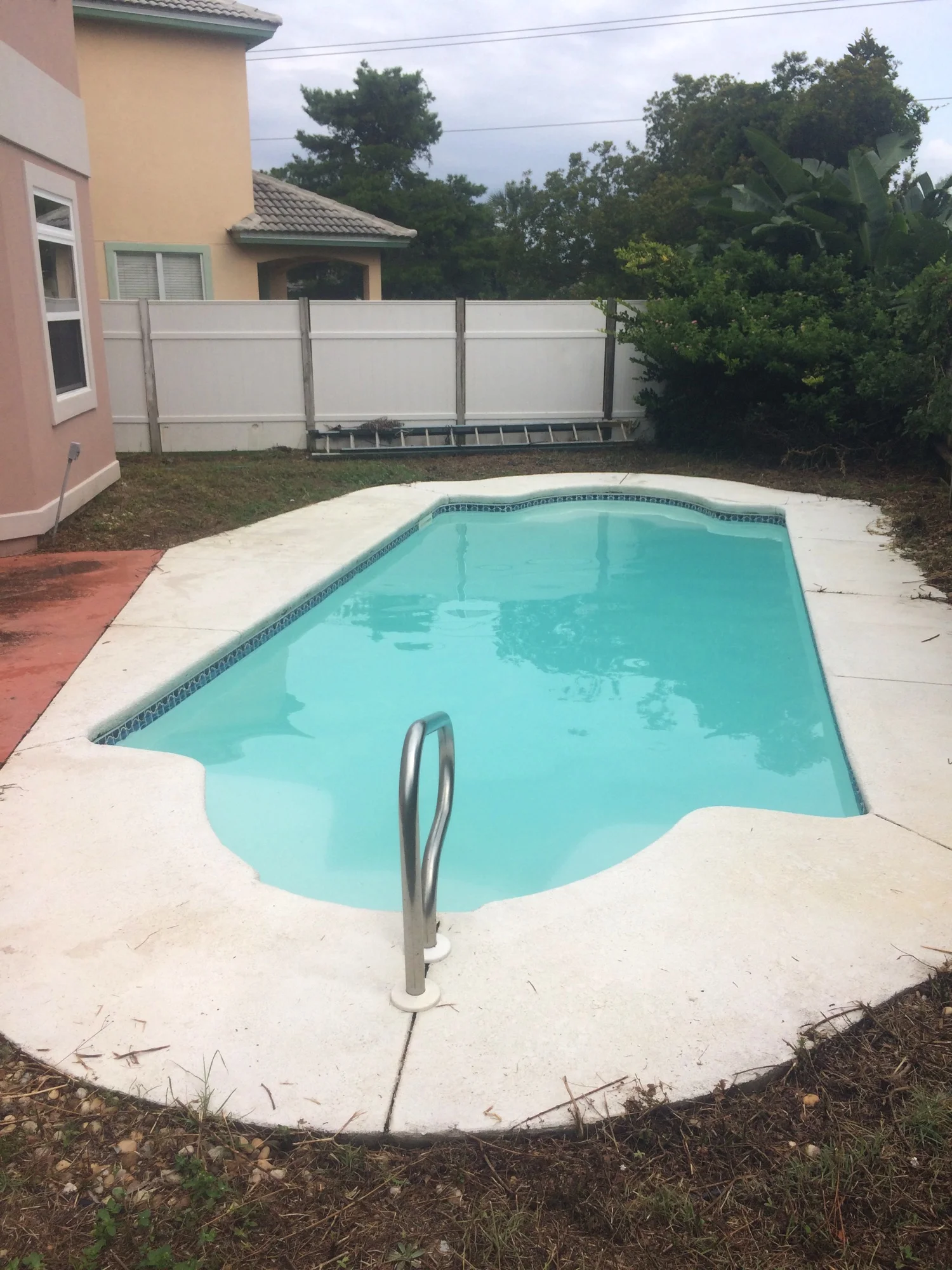Day 3 - Clean the baskets, Backwash the sand filter or clean the cartridge filter, Vacuum the pool to remove the dead algae, Brush the pool walls and pool floor, Begin chemical treatment to slowly balance the water, Continue to test the pool water and monitor the results, Continue to run the pool filter for 24 hours. 
