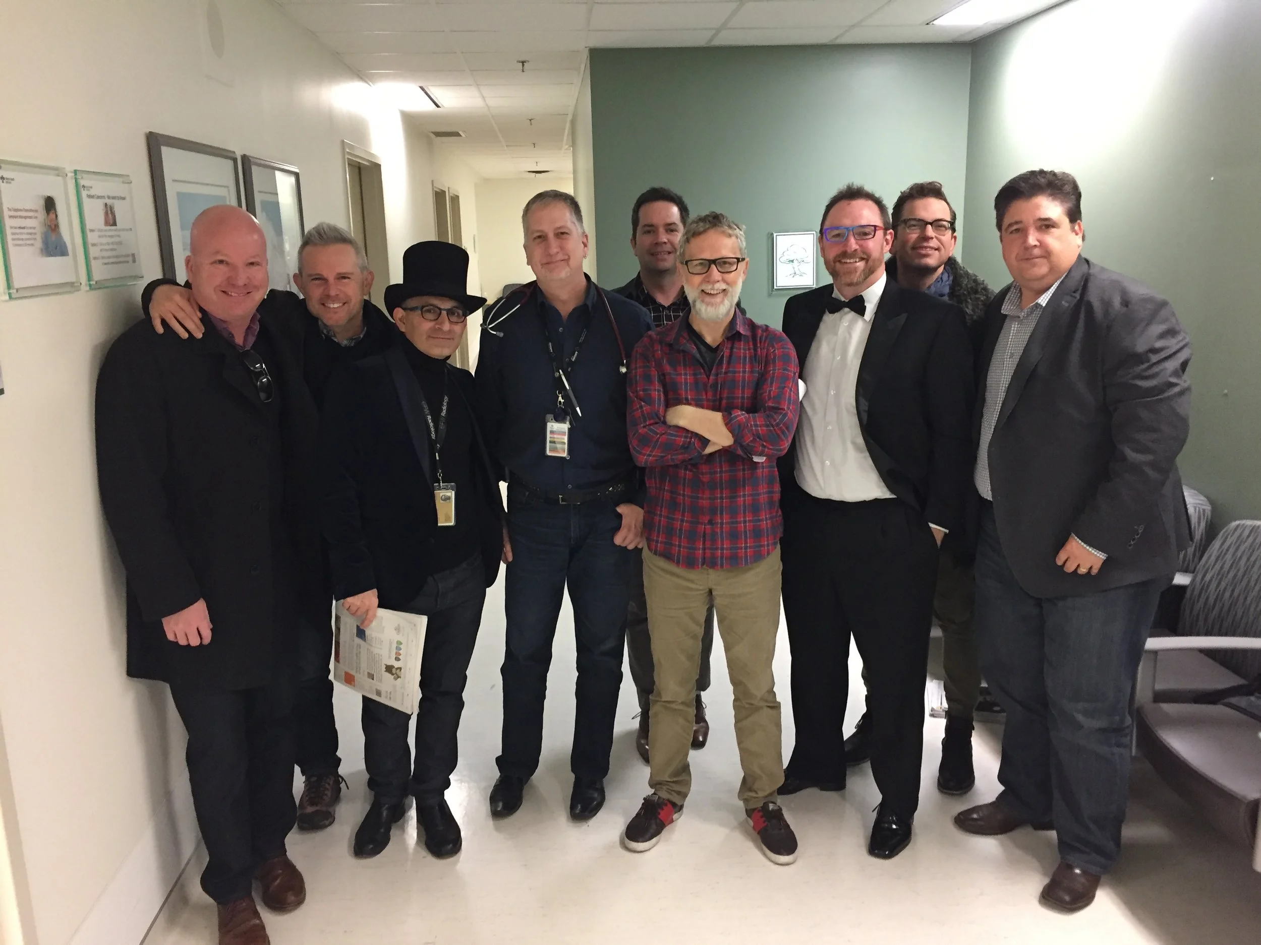 Dr. R and his posse of fine gentlemen.