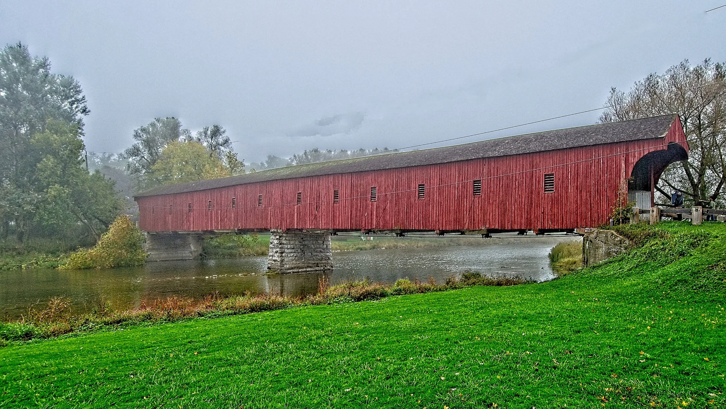 Kissing Bridge at West Montrose, On 