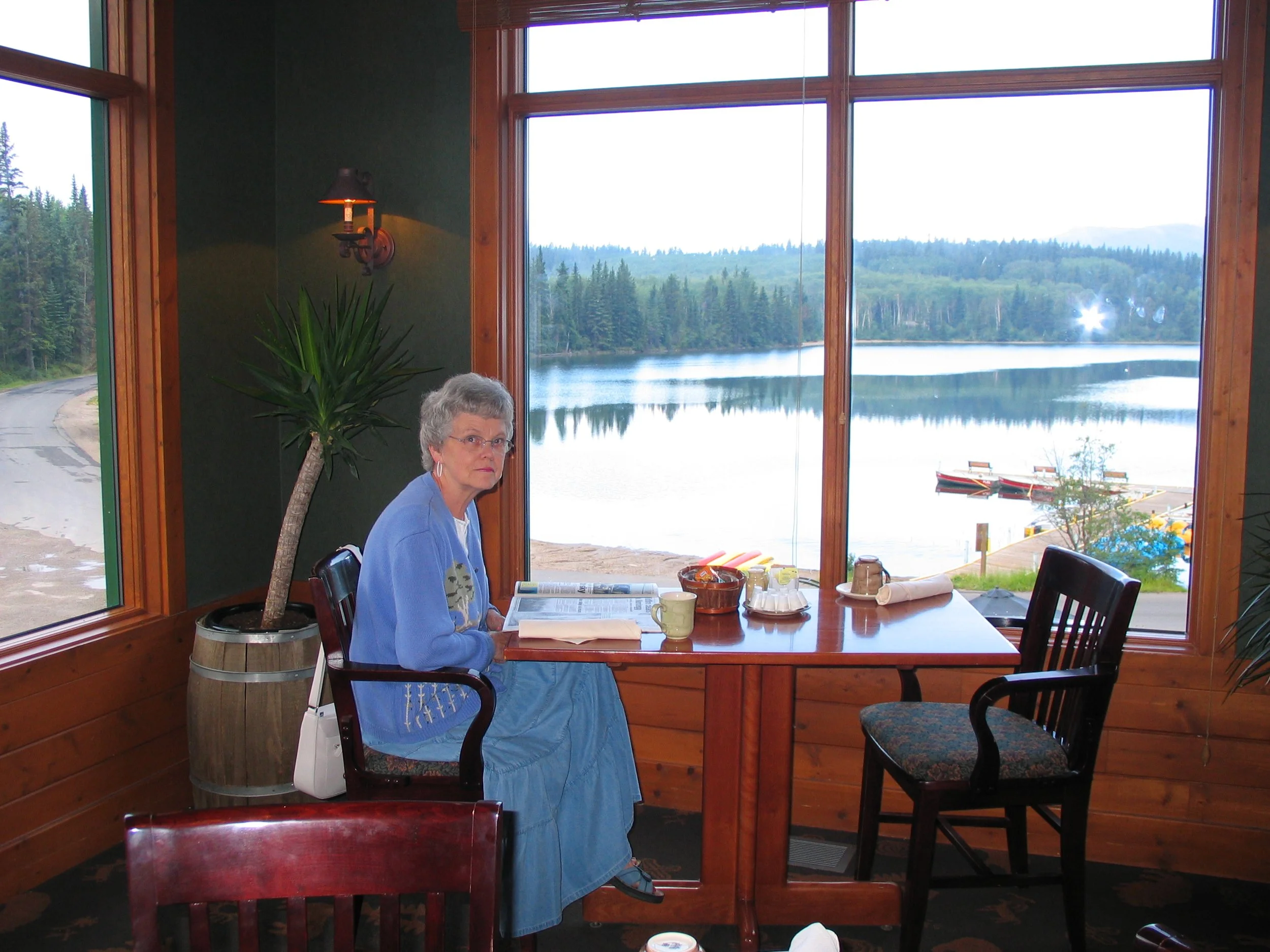 Gail at Pyramid Lake, 