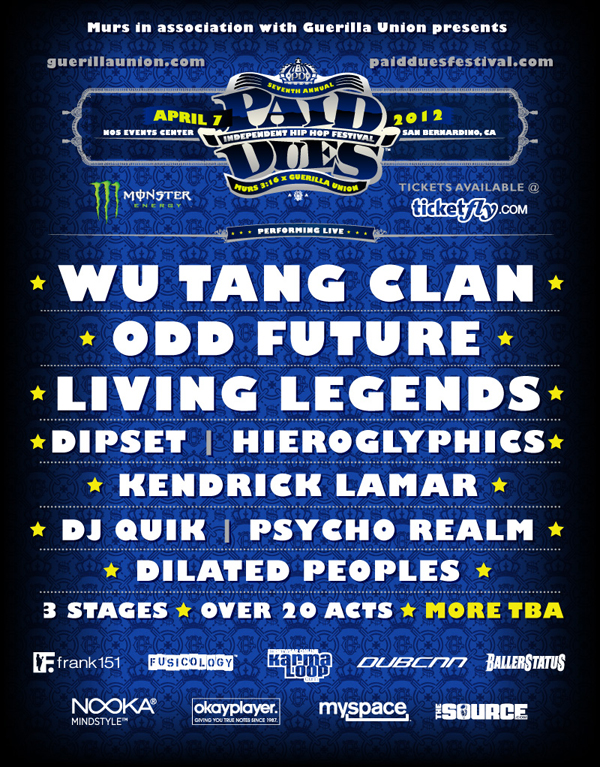 Paid Dues 2012