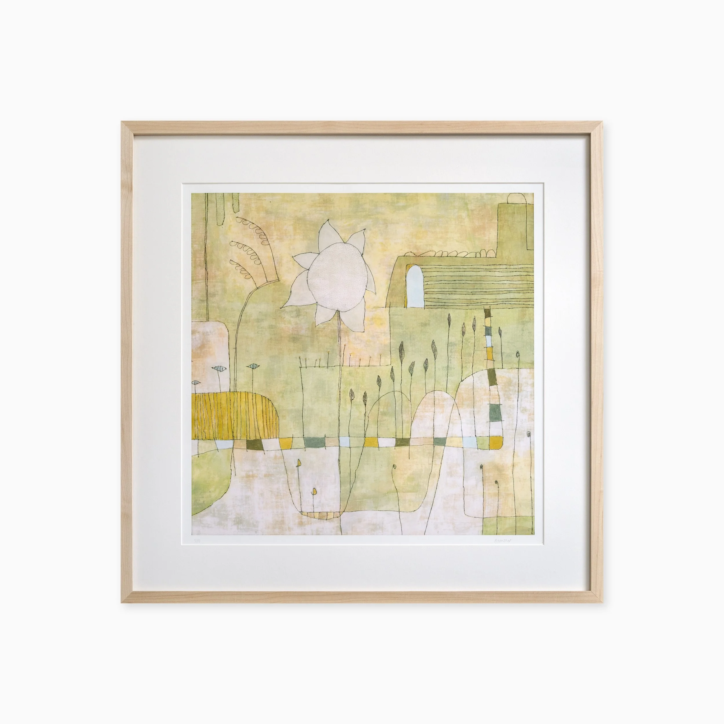 Framed Arles Pigment Print