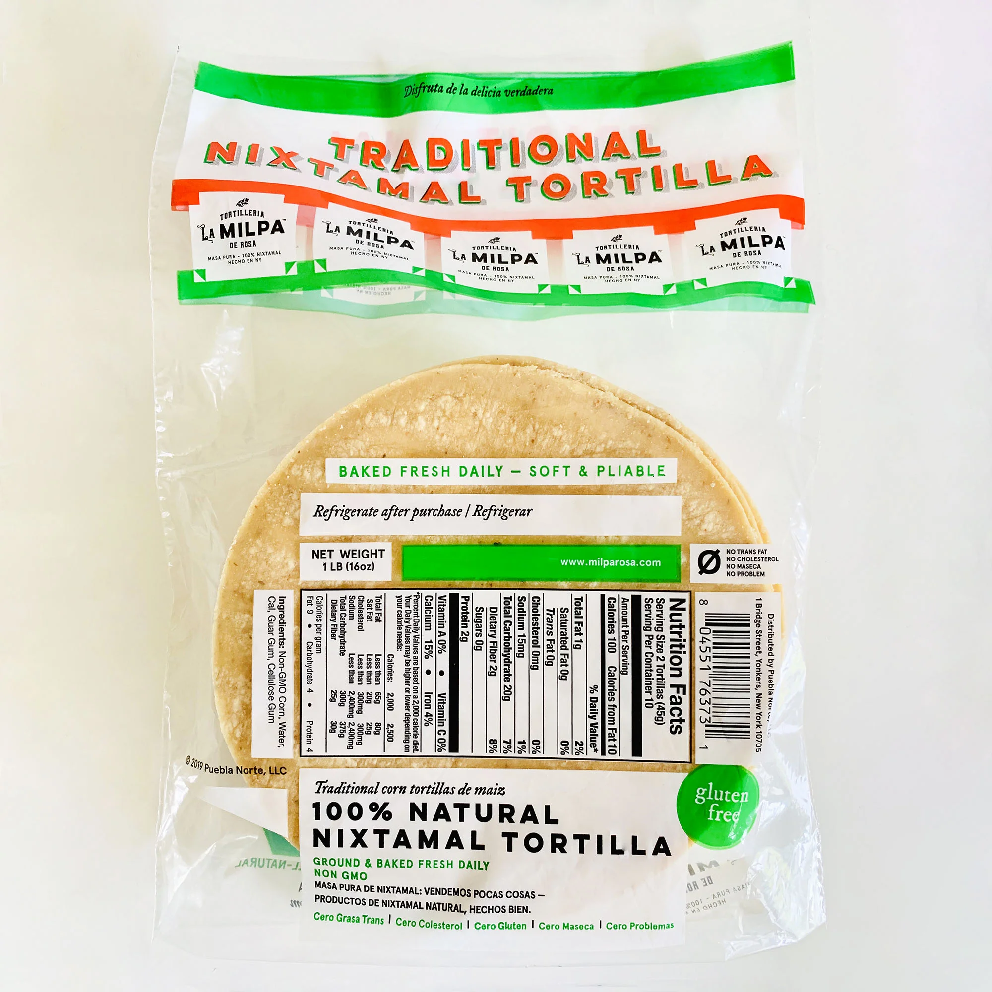 Nixtamal Tortilla Masa Pura de Nixtamal (White Corn Tortillas) — Nixtamal Tortilleria La Milpa