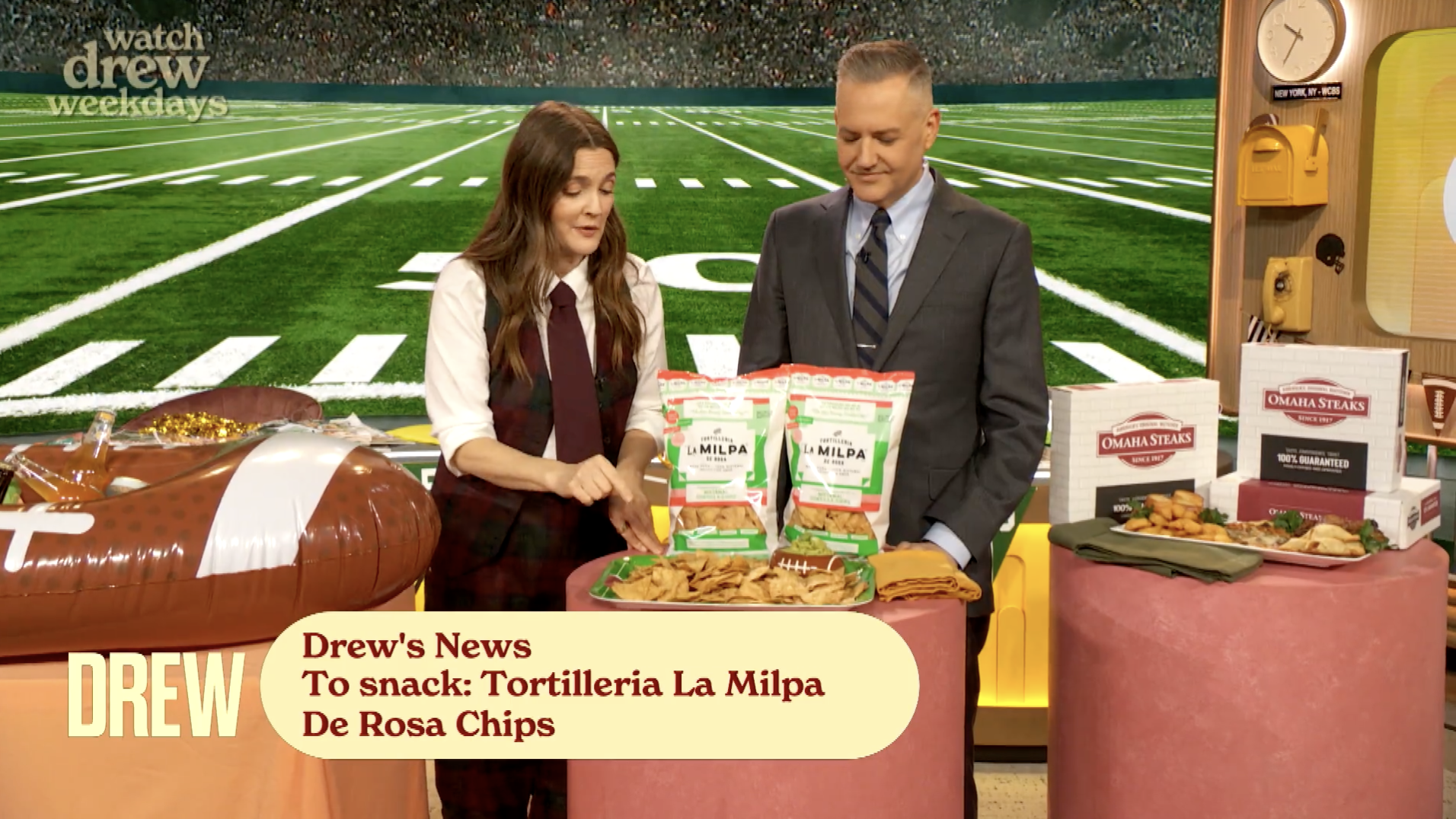 Drew Barrymore’s New Favorite Tortilla Chips? La Milpa Tortilla Chips on The Drew Barrymore Show