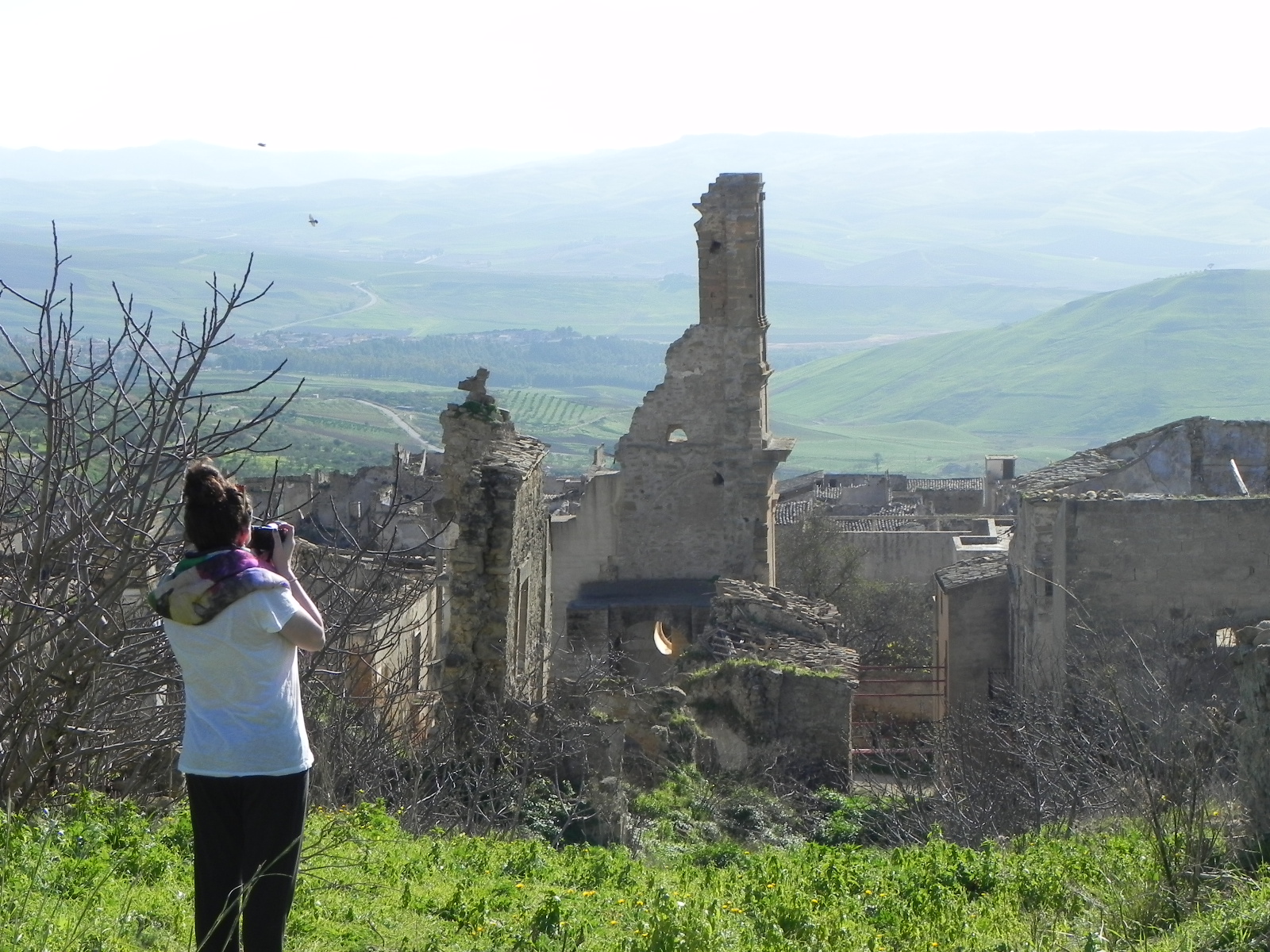  Ruins of Poggioreale, destroyed by earthquake in 1968. &nbsp; 