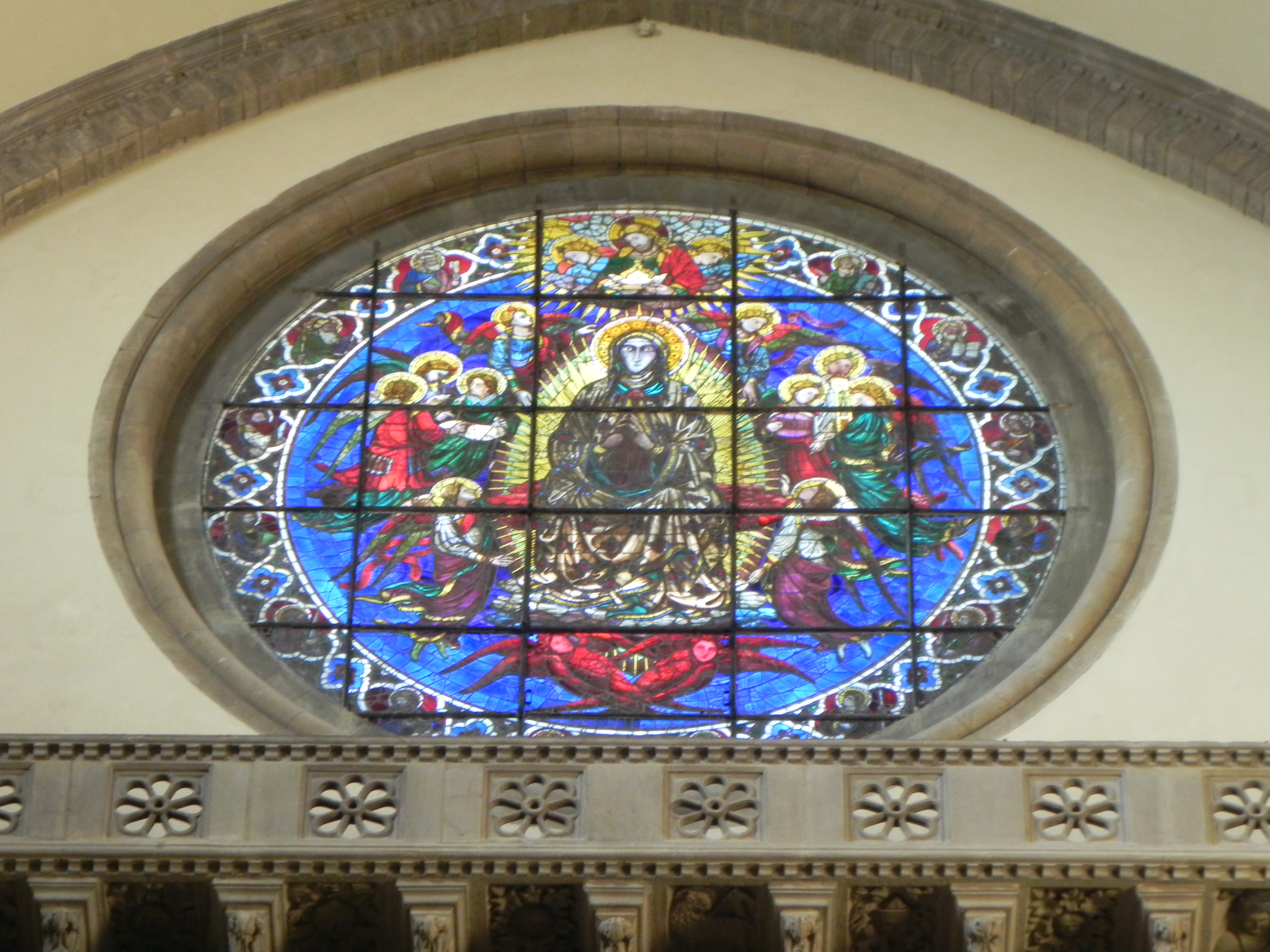  The rosette window of the Cattedrale 