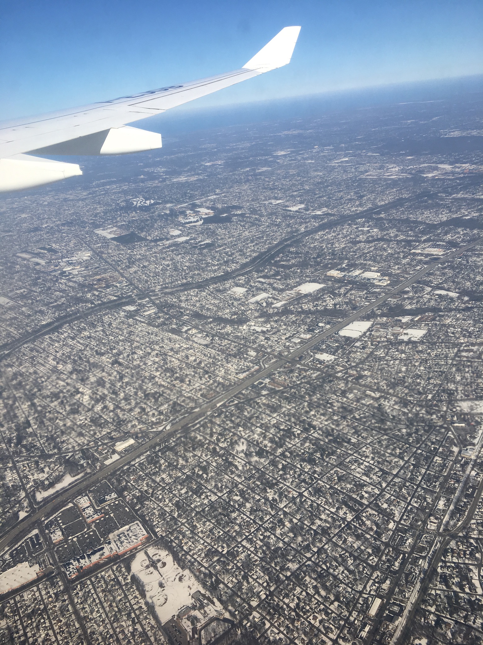 Long Island from the air. &nbsp;East Patchogue, Ridge and Calverton in the next few shots. 