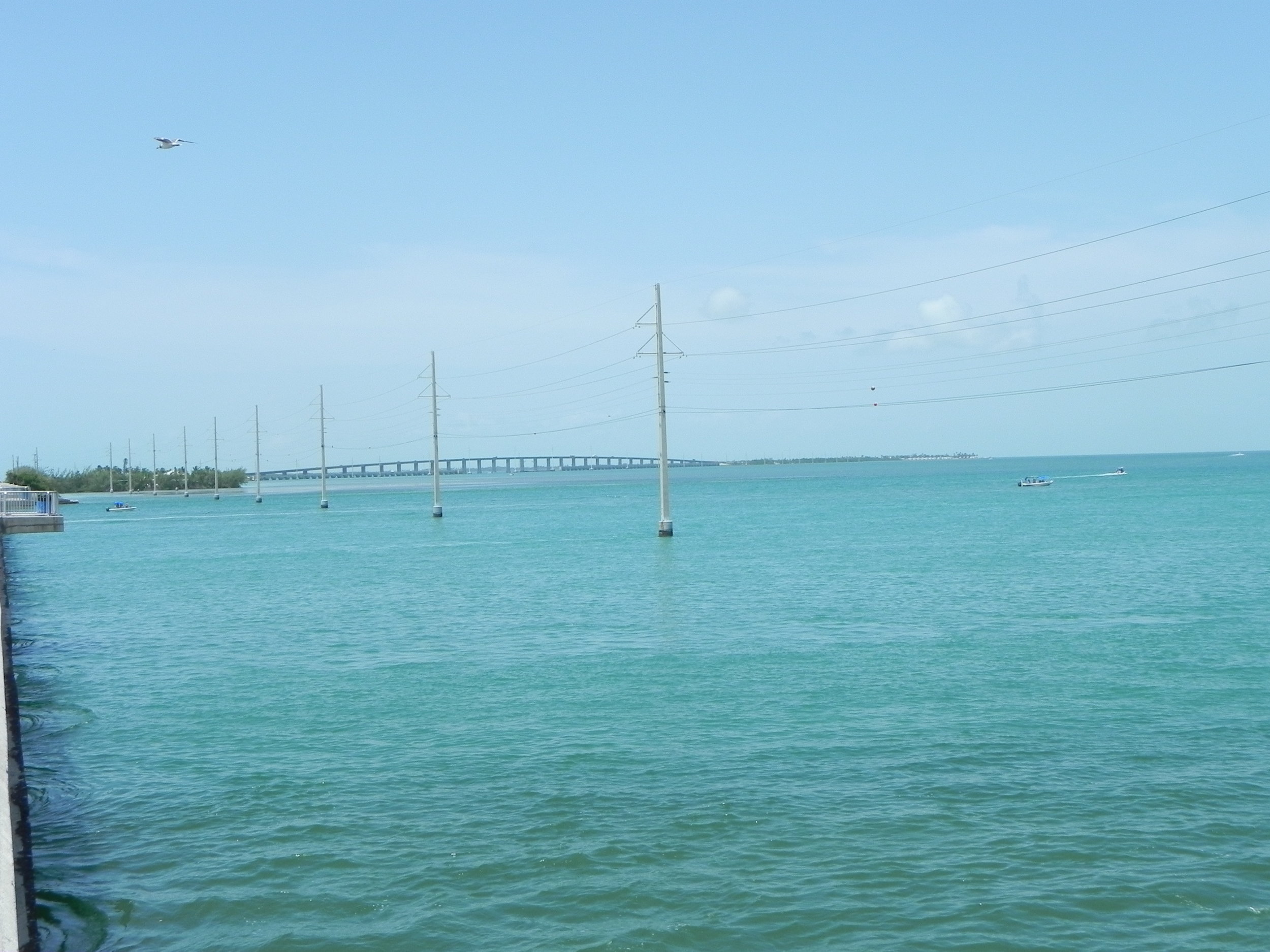  Seven Mile bridge in the distance 