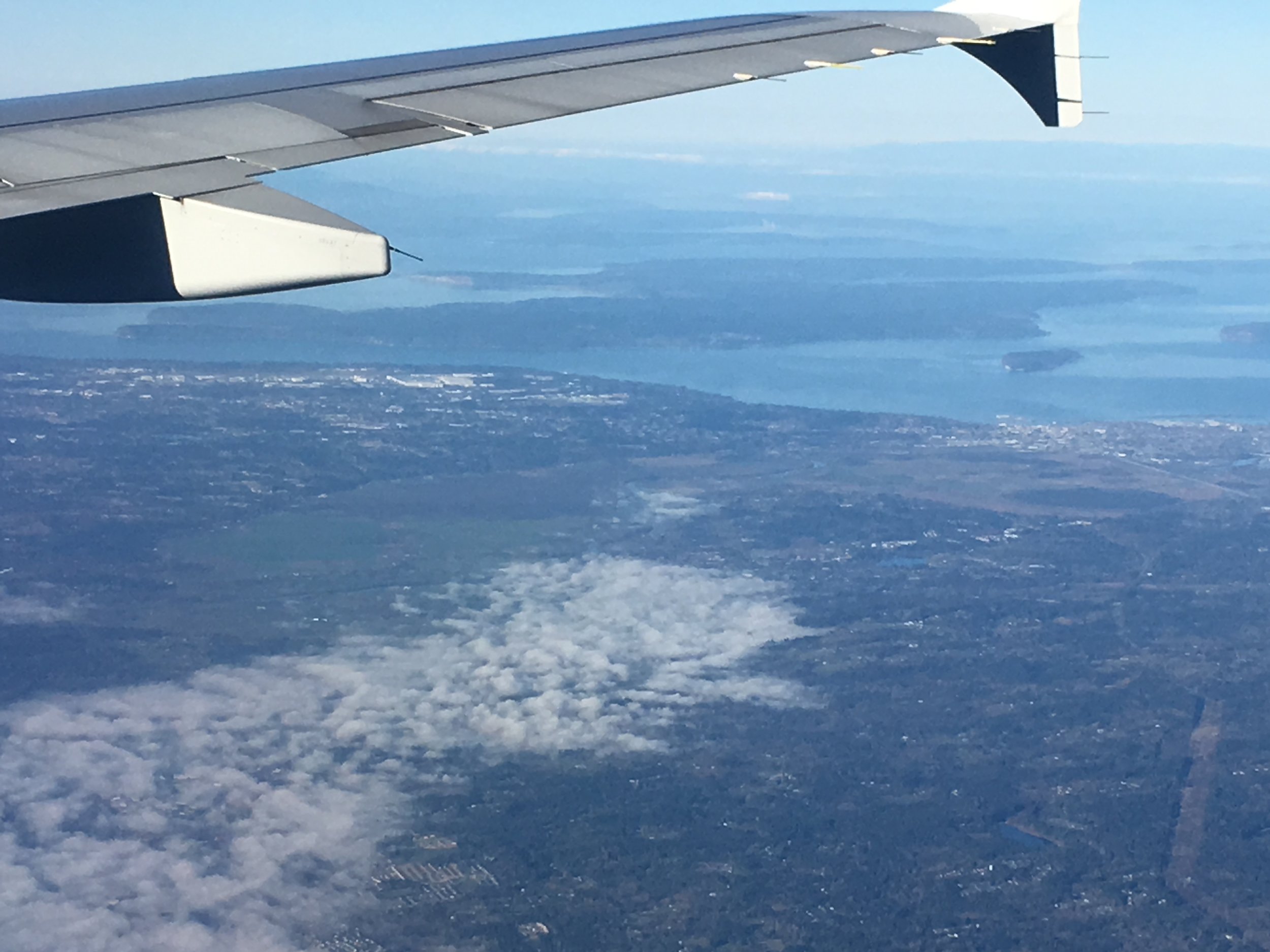  Everett with Boeing plant at left center, just below the nacelle. 
