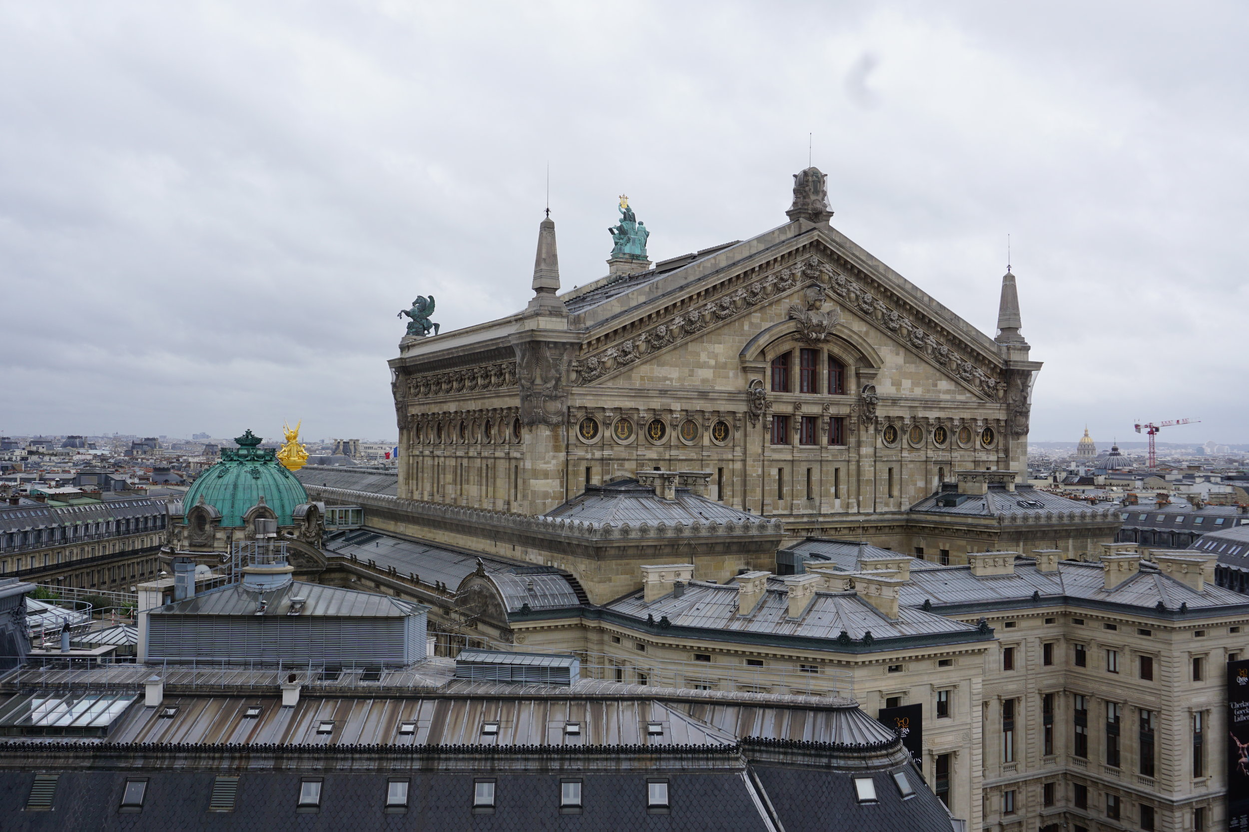  pera House from the roof of Galeries Lafayette 