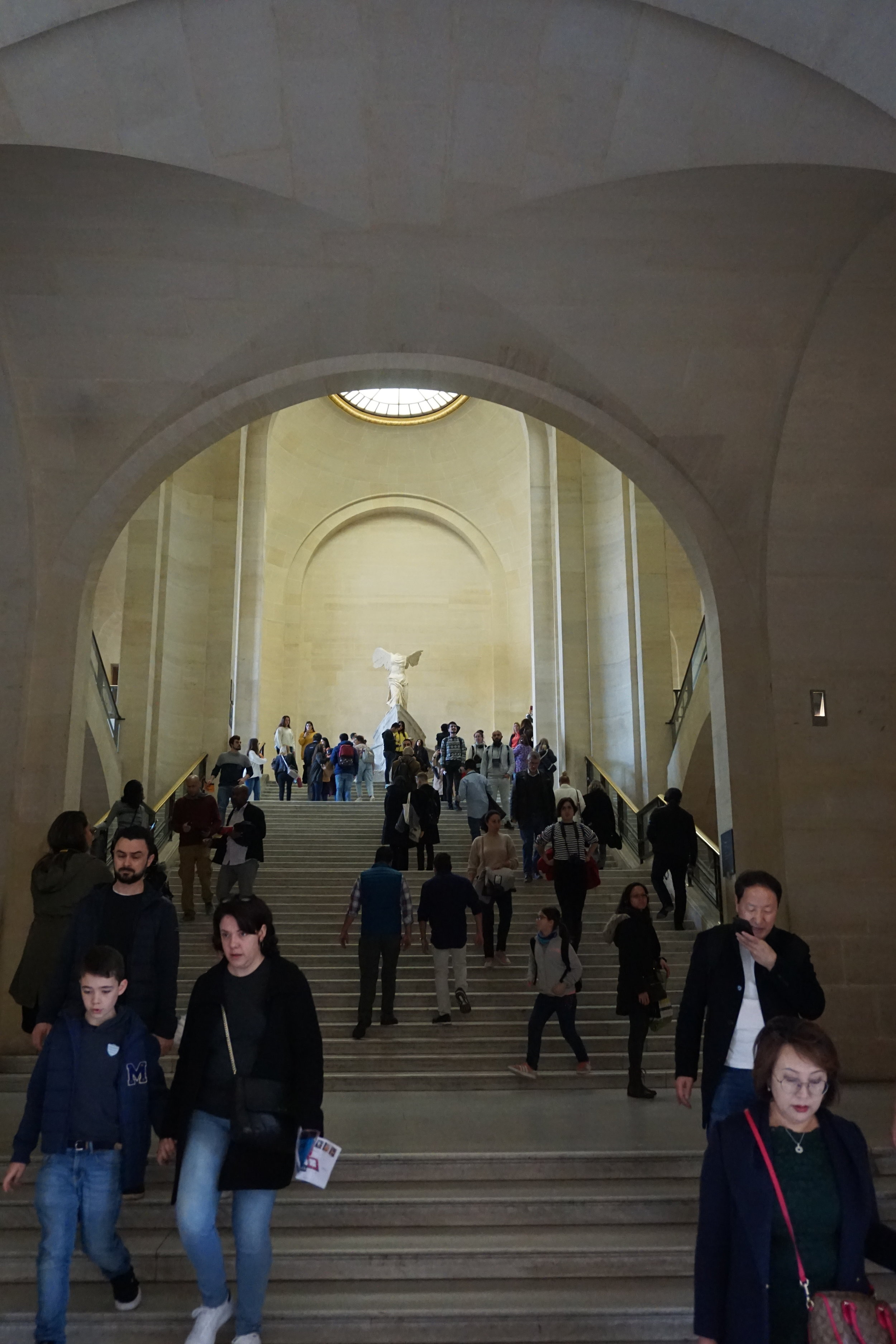  The grand staircase leading to Winged  Victory 