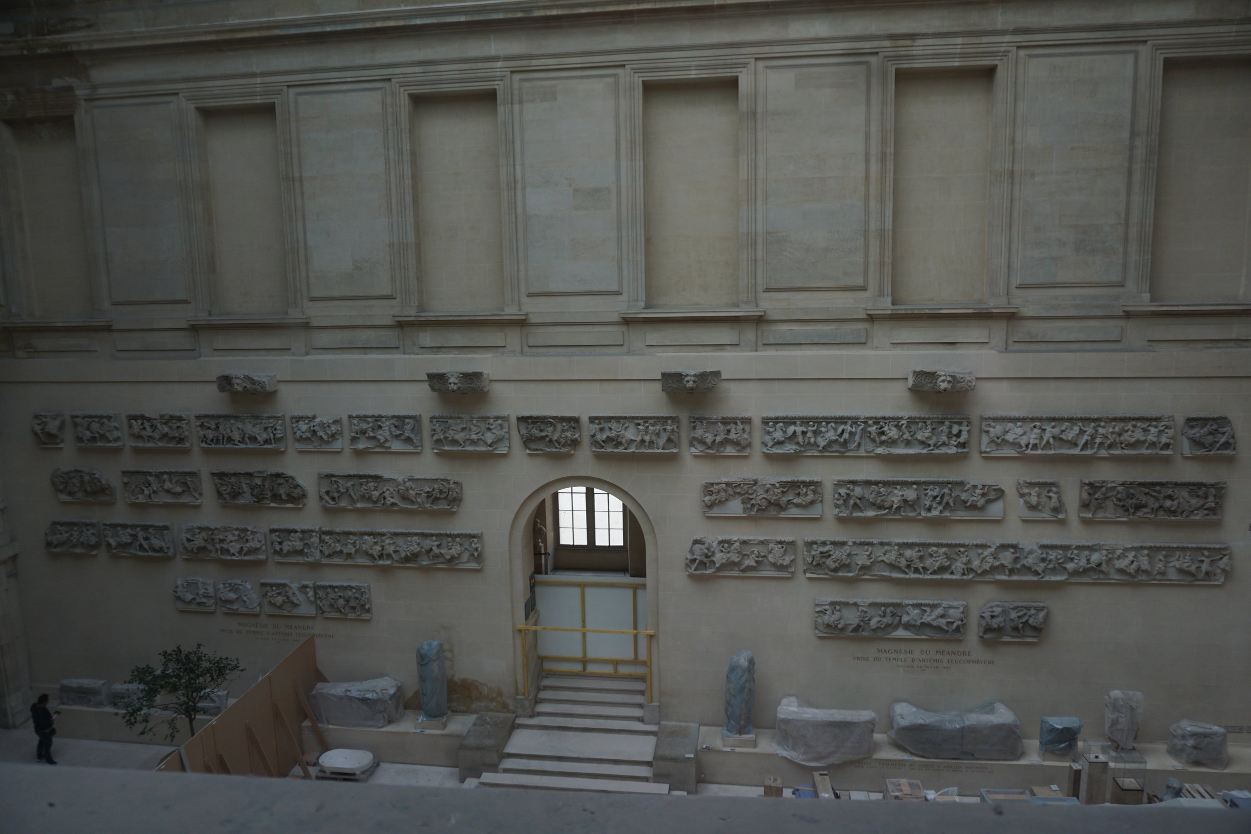  Internal courtyard being renovated 