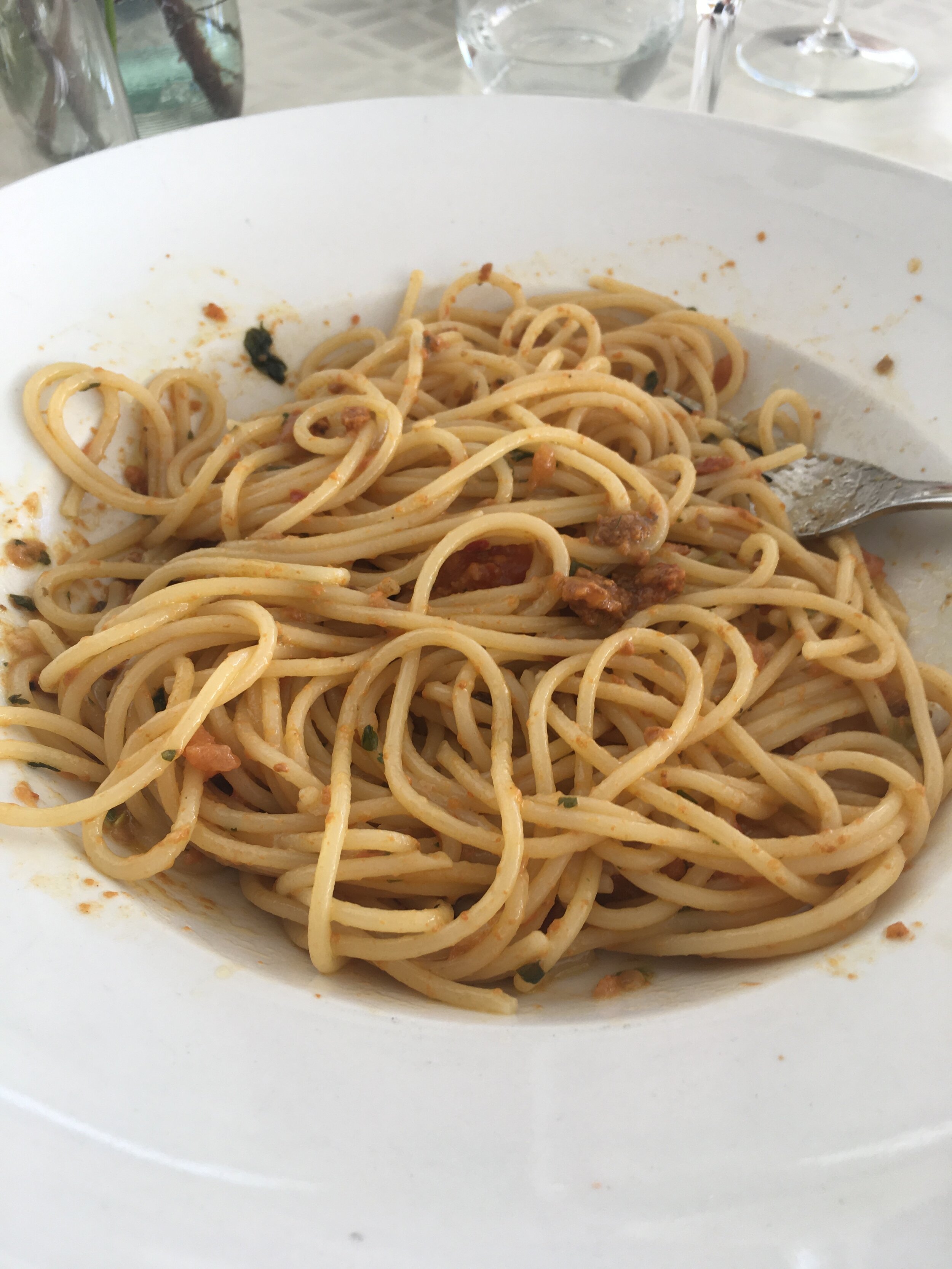  Pasta con Ricci (sea urchin), Da Vittorio 