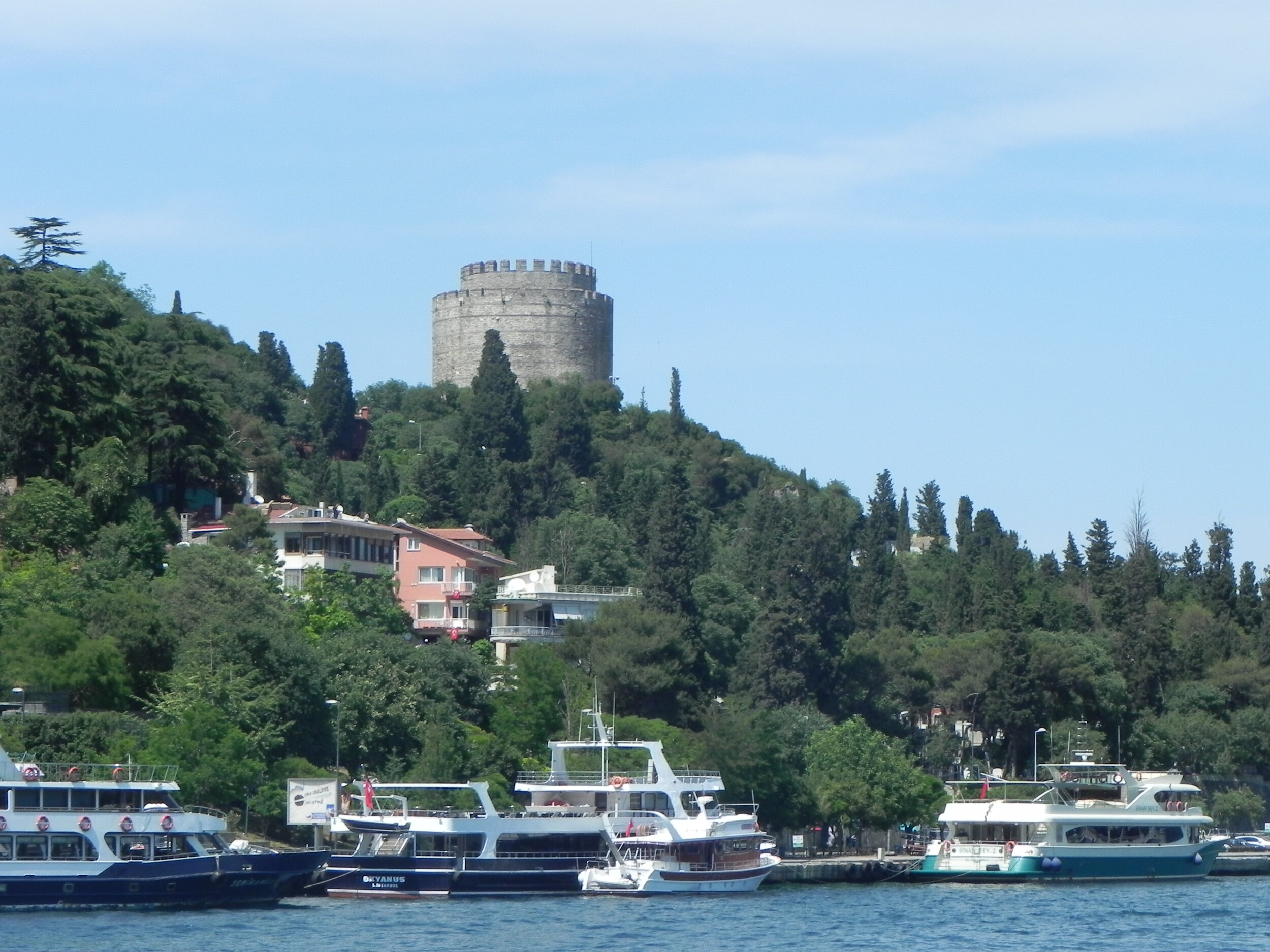  The Rumeli Hisari, a fortress that marked the northern boundary of the city  in the 15th century. 