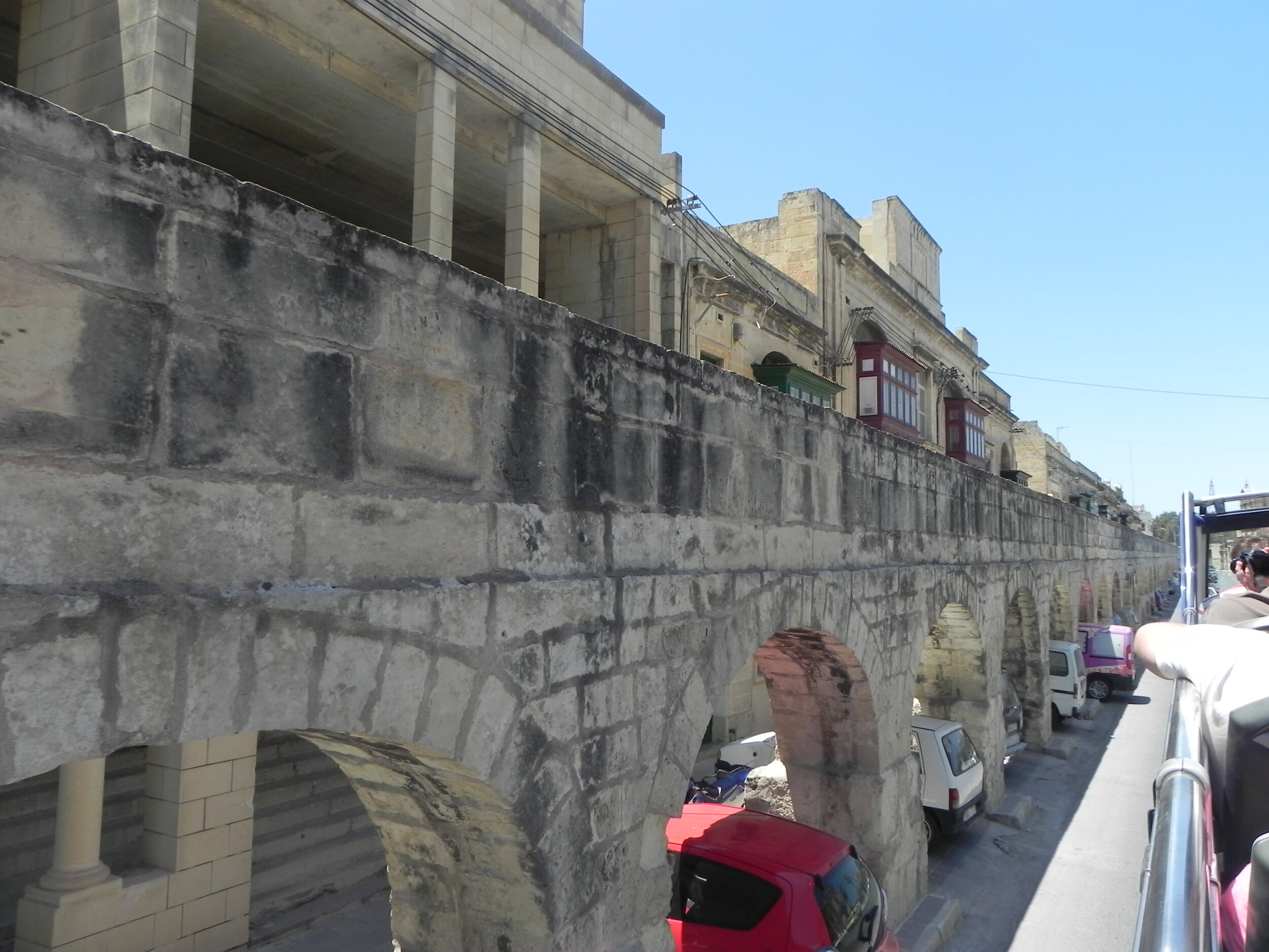  Roman aqueduct in Valetta. 