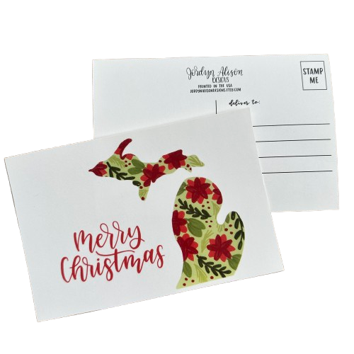Merry Christmas Michigan Postcard.png