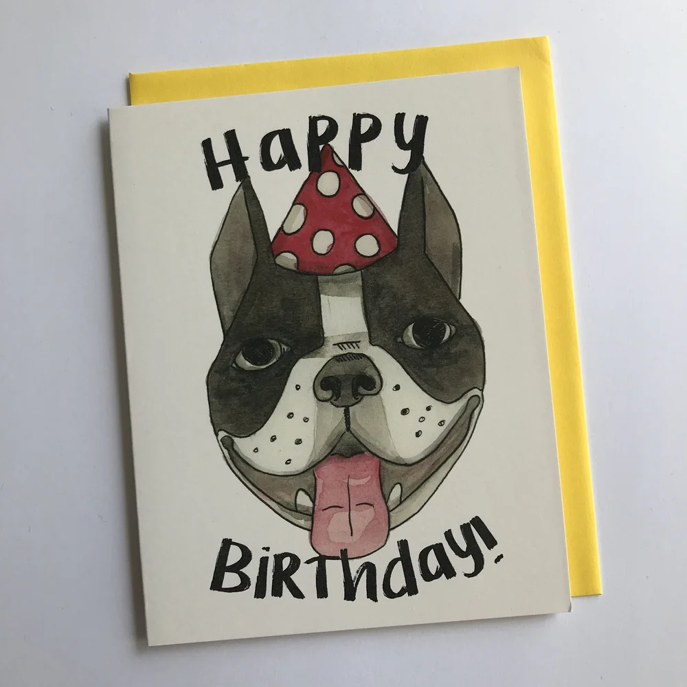 Happy Birthday Pitbull Dog