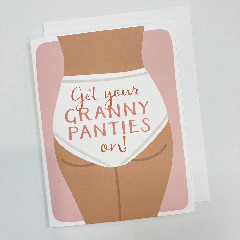 Granny Panties Card — Half Mile Handmade