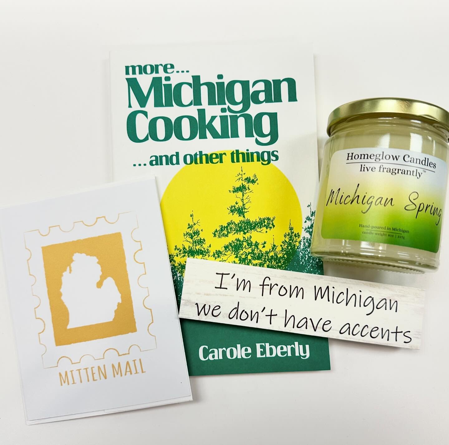 We think you&rsquo;ll love what you find in our #michigan department! Come see us today from 11-5! #michigan #puremichigan #themitten #themittenstate #mittenstate #greatlakesstate #thegreatlakesstate #greatlakes #thegreatlakes #upperpeninsula #homeis