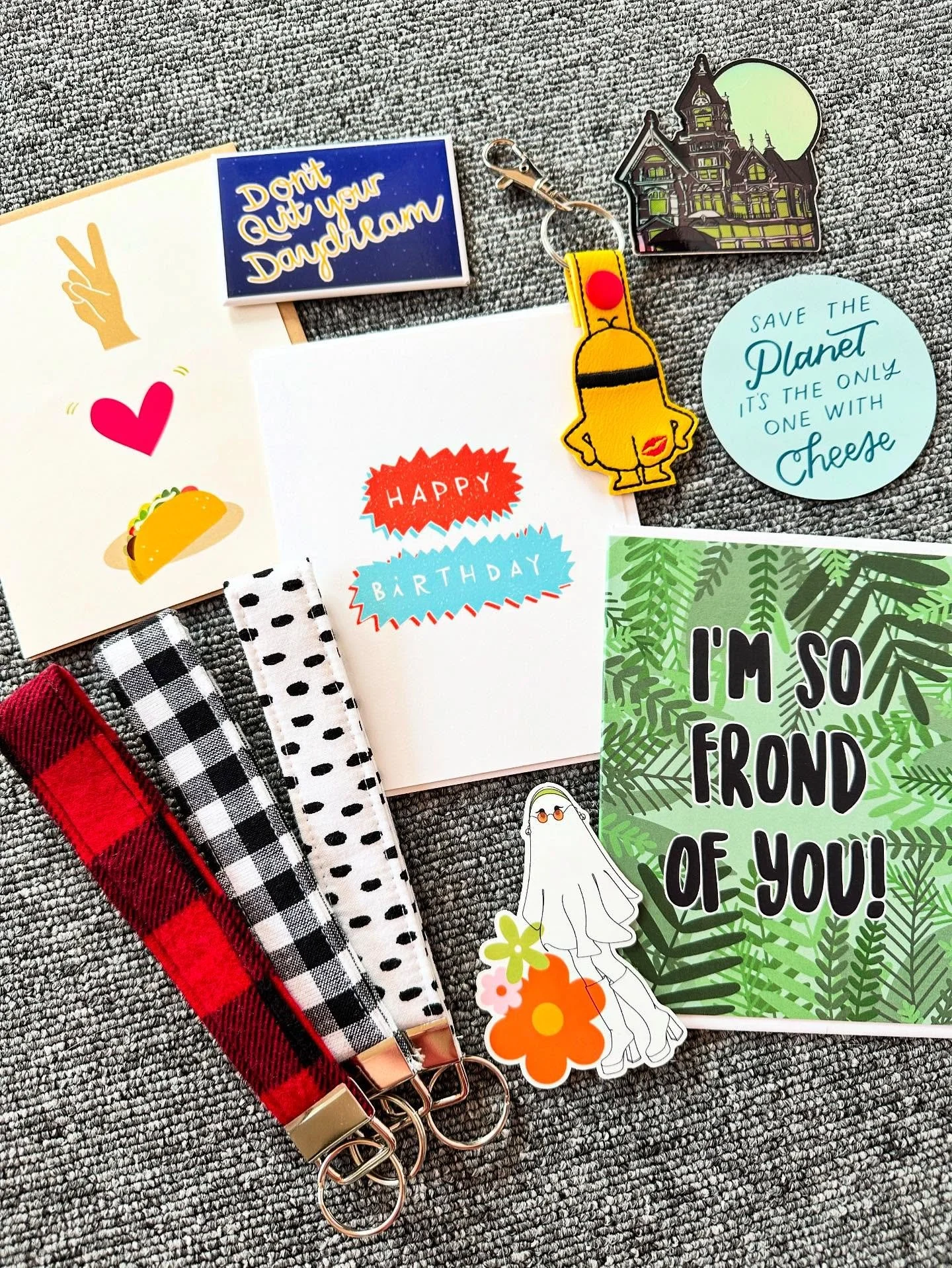 Shop the sale section of our site for some great deals on handmade items! All items pictured are $2 or less 😱 Send us a message if you&rsquo;d like the direct link!