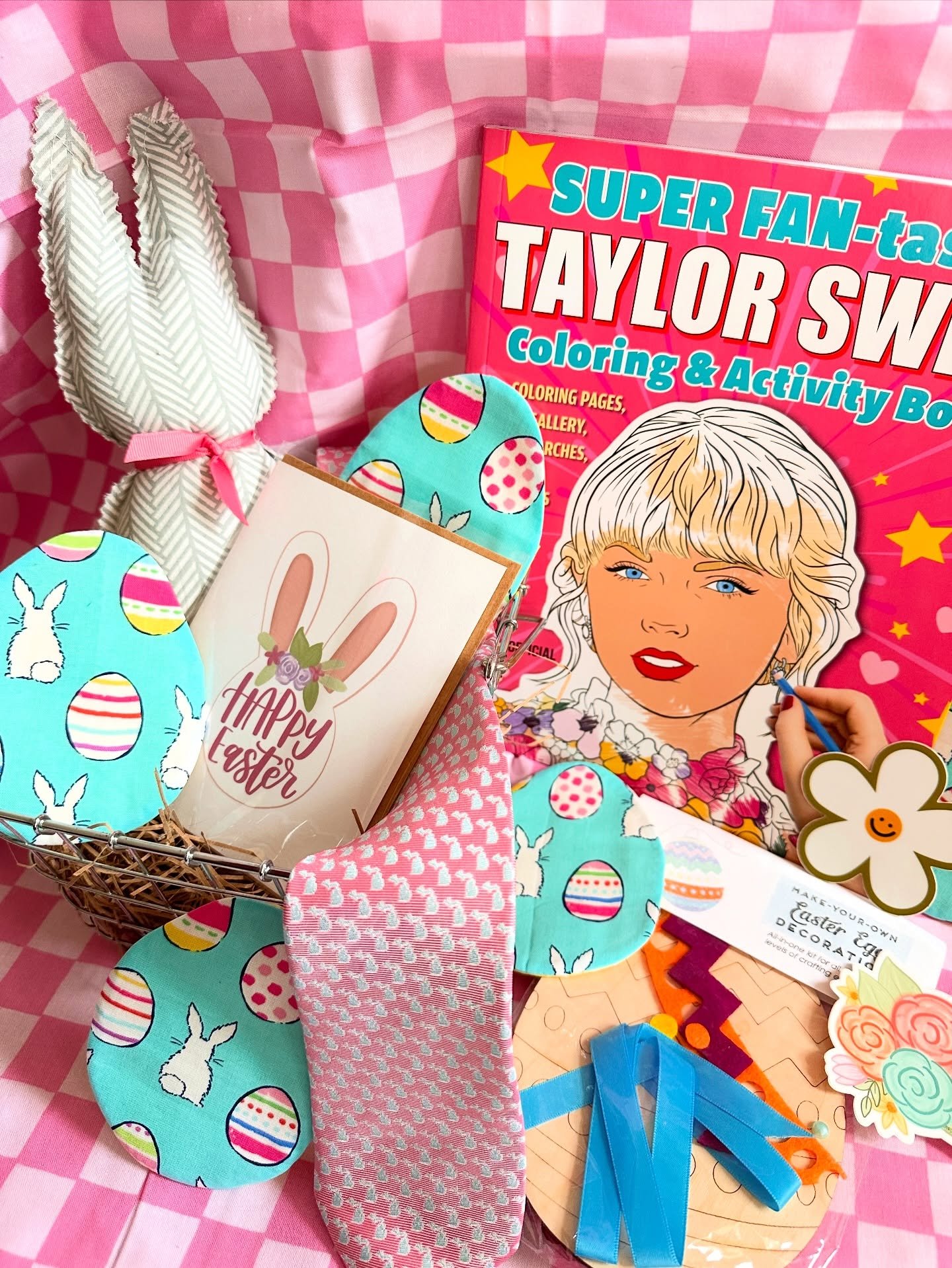 We hope you will fill your baskets with a little something handmade this year 🐇🌷🥚🐥💗 Everything pictured is available for sale on our website and ships next day. Let us know if you&rsquo;d like the direct link to anything!