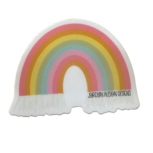 Rainbow With Fringe Sticker.png