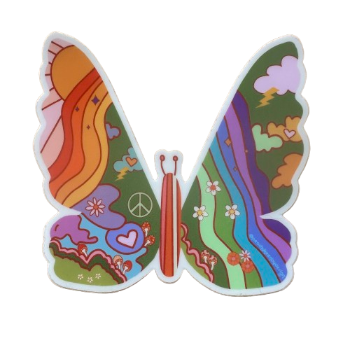 Rainbow Butterfly Sticker.png