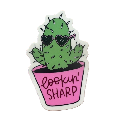 Lookin' Sharp Sticker.png