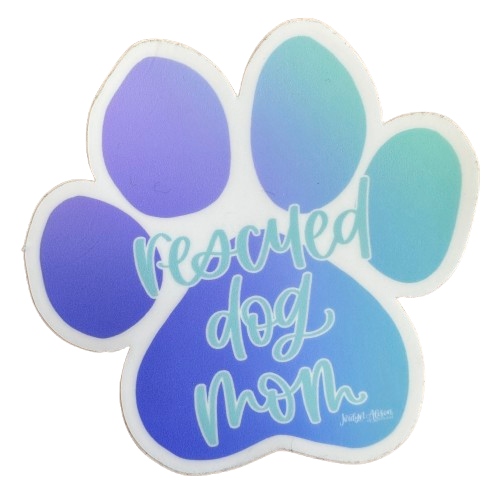 Rescued Dog Mom Sticker.png