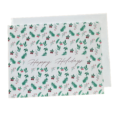 Happy Holidays Holly Berry Card.png