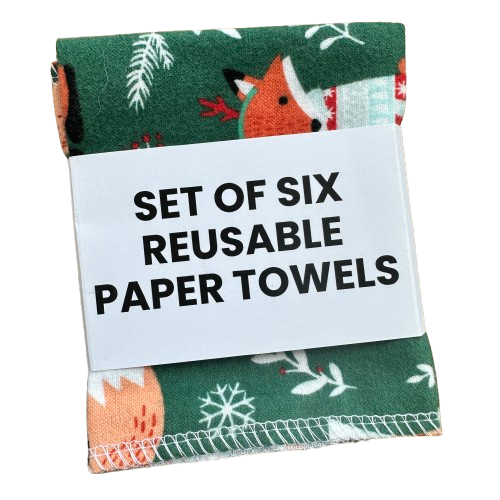 Winter Foxes Reusable Paper Towels 1.png