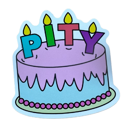 Pity Party Cake Sticker.png