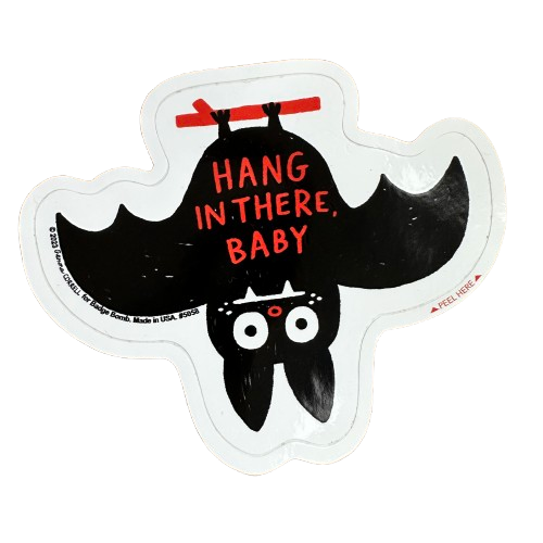 Hang In There Baby Bat Sticker.png