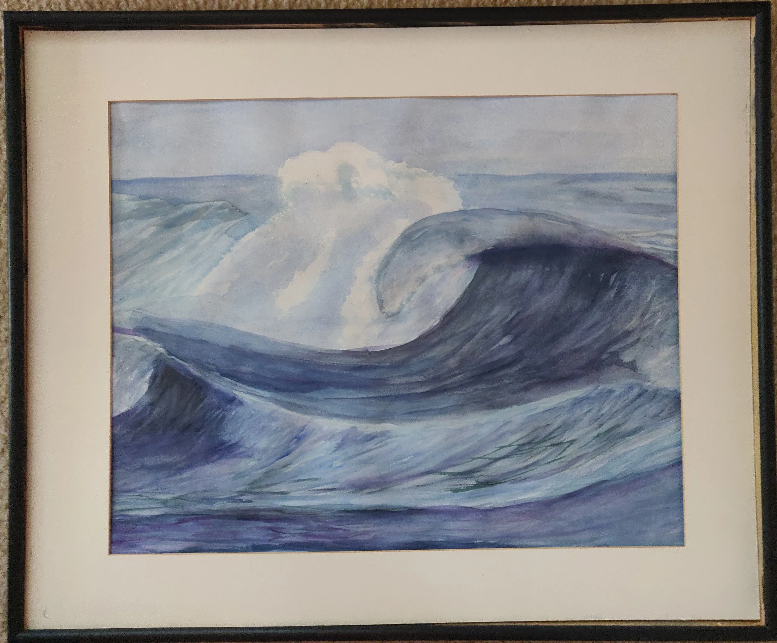 Tumultuous II framed