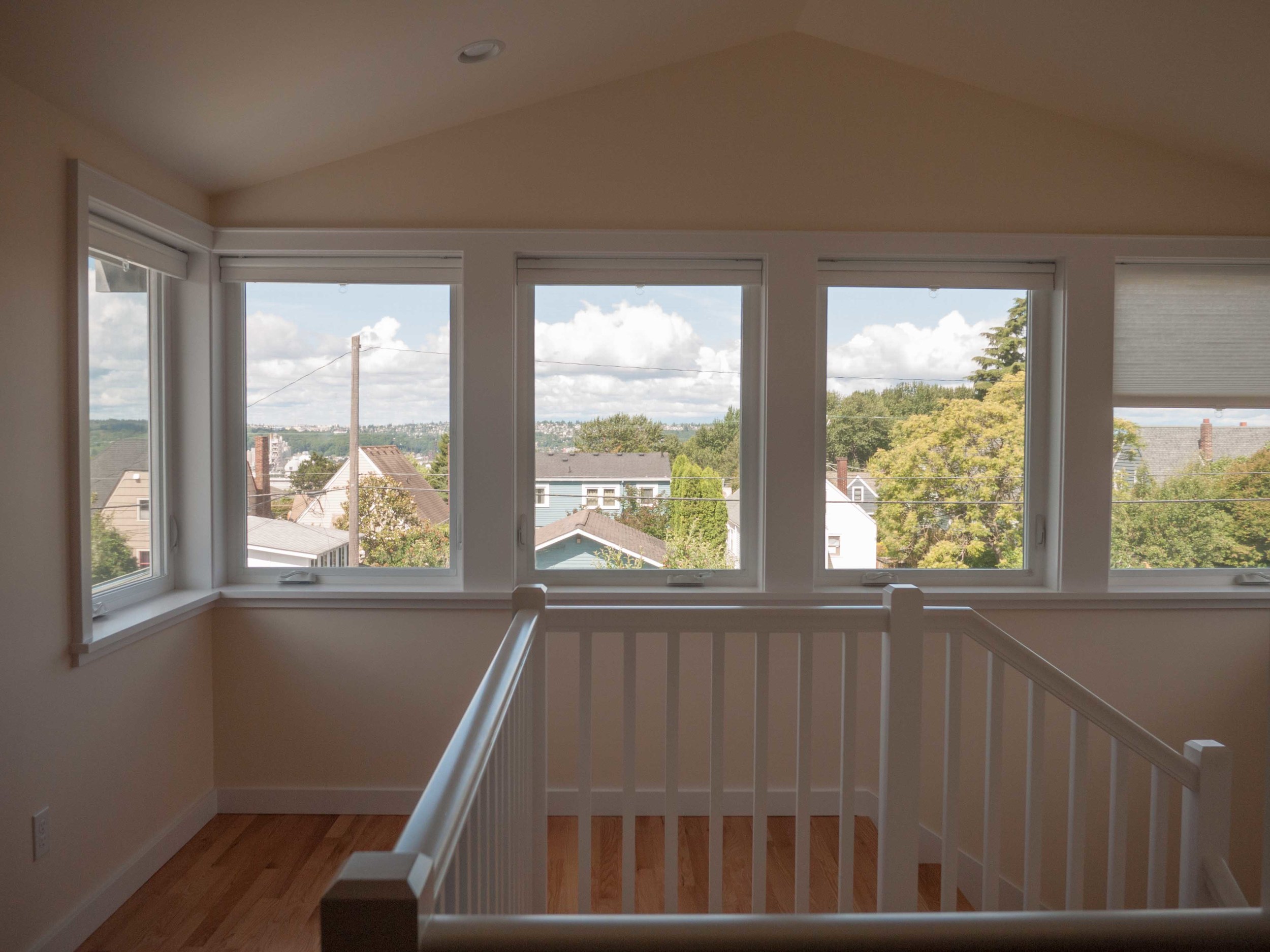 The second story provides views of the Olympics (at least on clear days!). 