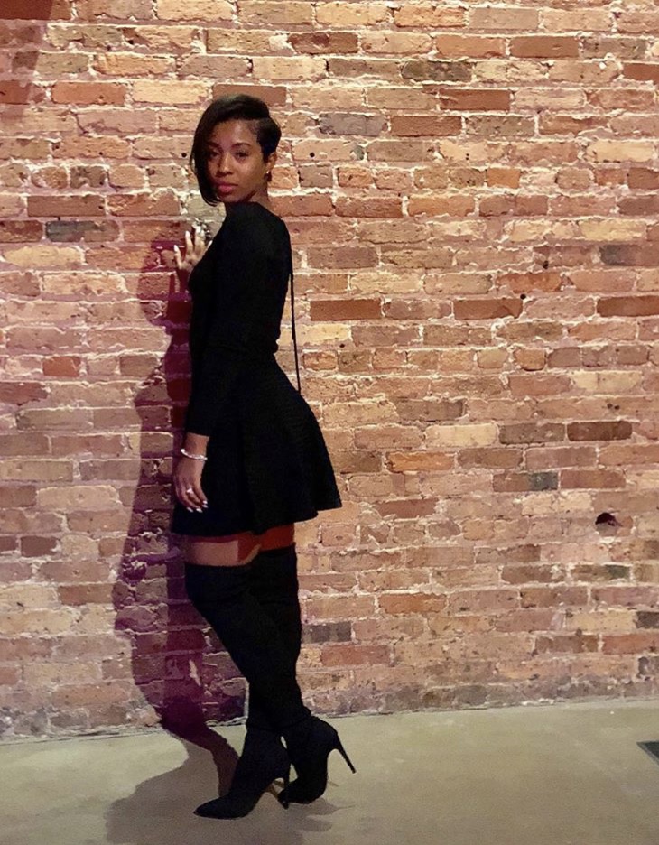 Look: Night Out! Black is back... but lets be honest did it ever really go anywhere? You can never-ever go wrong with a black ensemble. If I were to write a book on fashion, which I might, that would be the title of one of the chapters. I am absolutely in love with this flare black dress. It's sleek, simple and oh-so-captivating. Not to mention it goes perfectly with my black thigh- high boots. Complete this look with a simple black purse and you're ready for a night out! This looks is simple and sexy. Need I say more? Let's shop it! H&M is having a sale! This black flare dress from H&M is only $10...*quickly adds to cart* ALDO is also having a sale! These stiletto thigh-highs went from $150 to $53! I mean wow, someone is really looking out for us today ladies! MISGUIDED is still having a 50% off site wide sale! Which means... you have to complete this look with this black chain body bag ! Happy Weekend Finds ladies!--xoxo