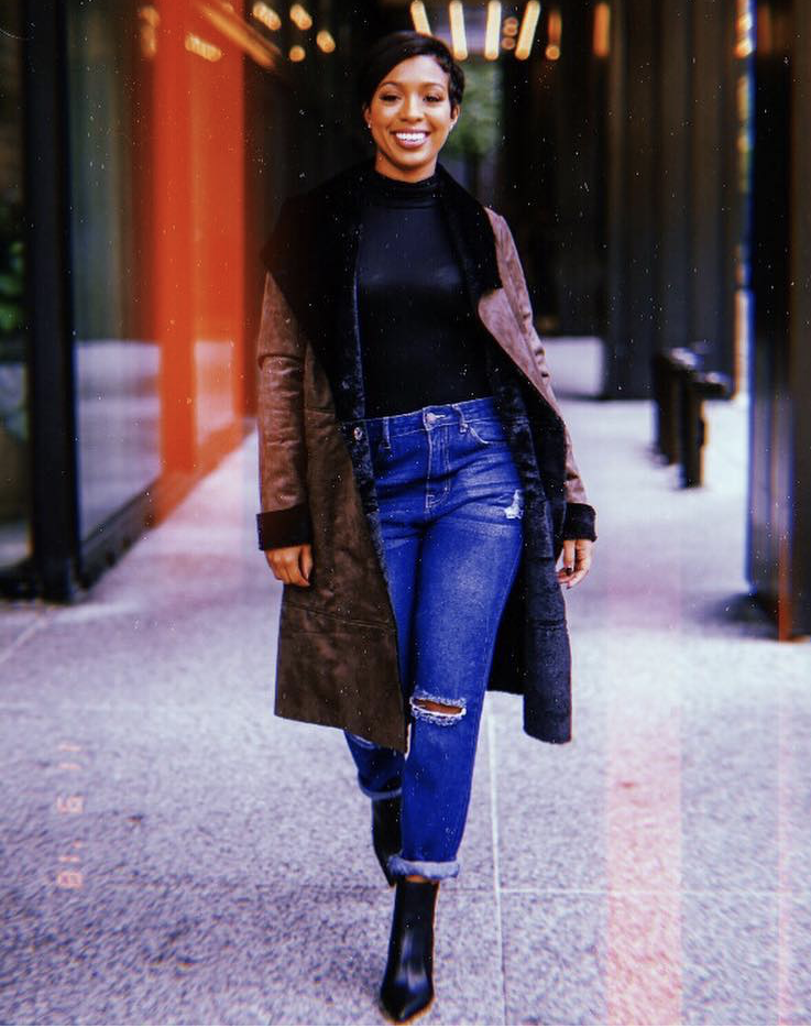 Topshop is having a 30% off sale! This belted trench coat is perfect! Urban Outfitters is also having a sale! Pair the trench with this discounted bodysuit from Urban. Add these high-rise jeans also from Urban. Finish this look off with these patent leather booties from Nasty Gal . Happy Weekend Finds Lo’Catters!