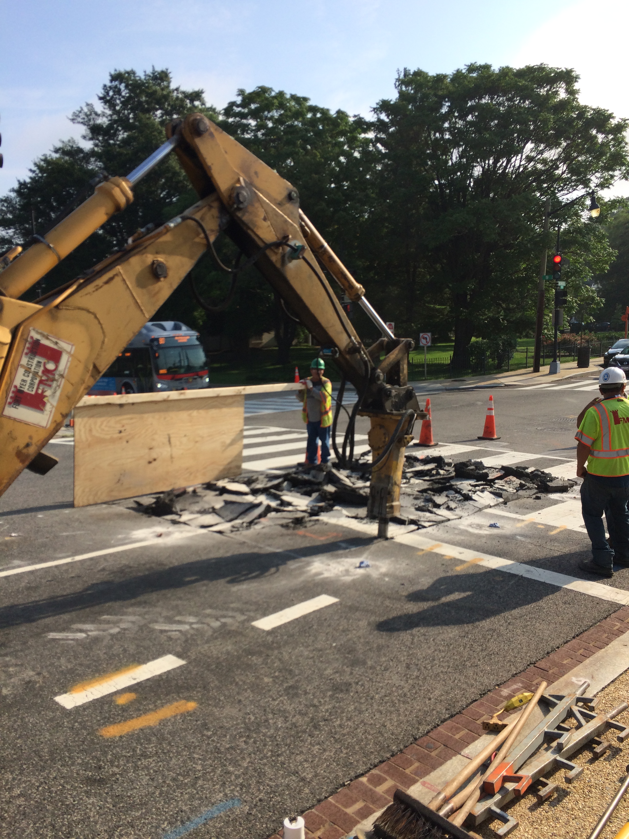 Excavation for Utility Vault