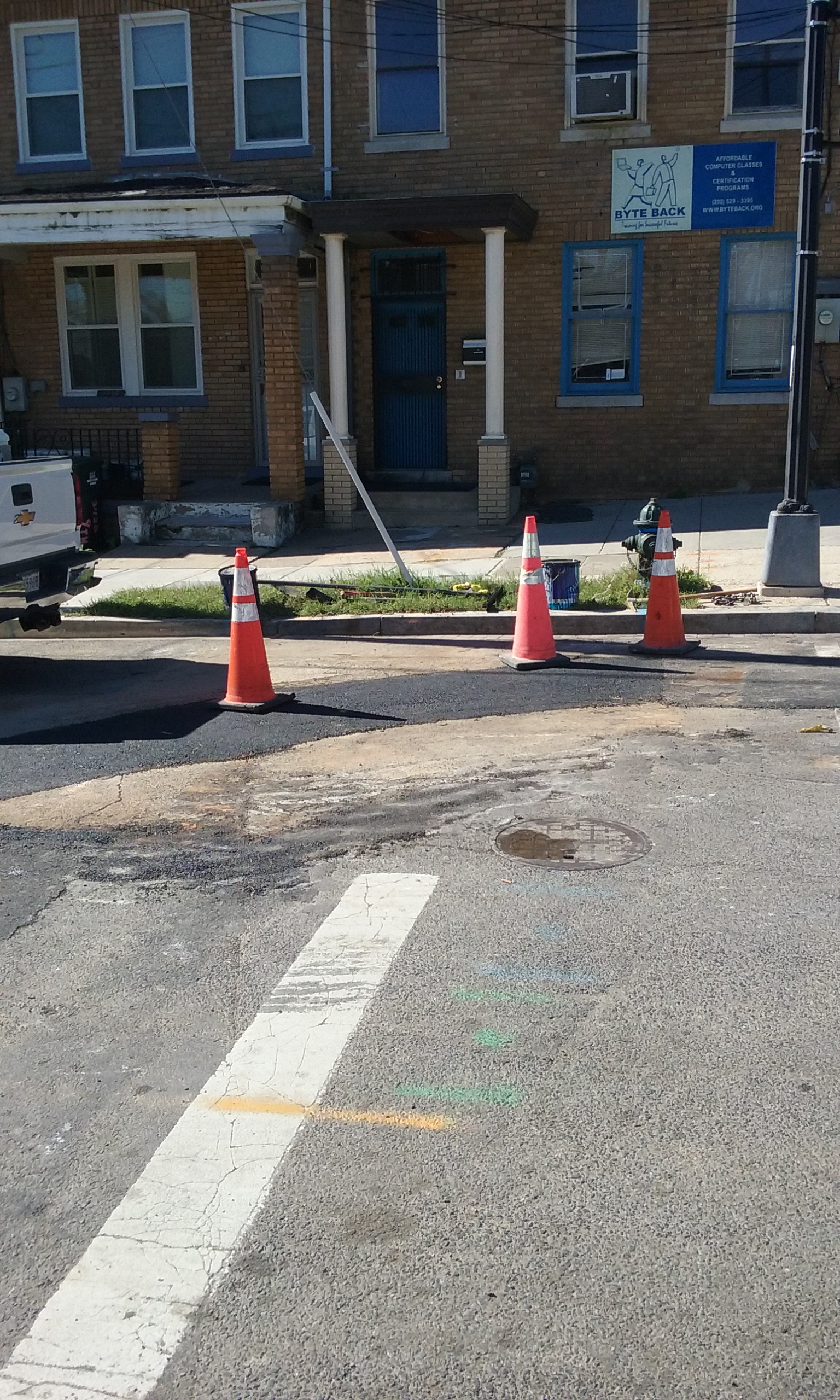 Asphalt pavement for utility cuts repair at 9th & Monroe