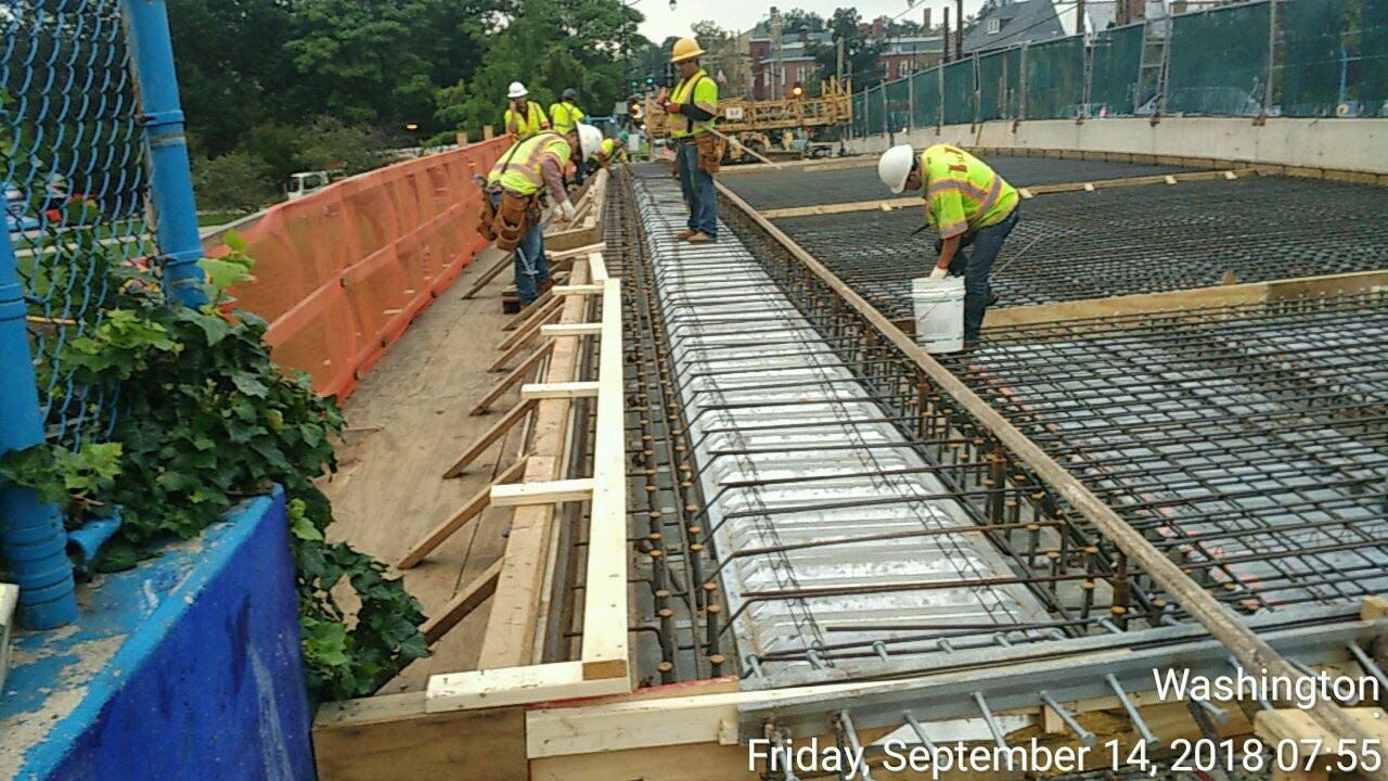 Deck Rebar Installation (North Side)