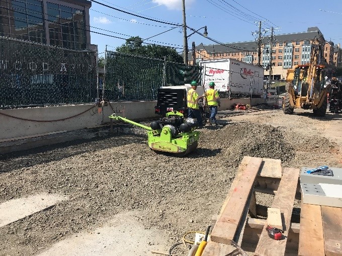 West Approach Utility Trench Backfilling (North Side)