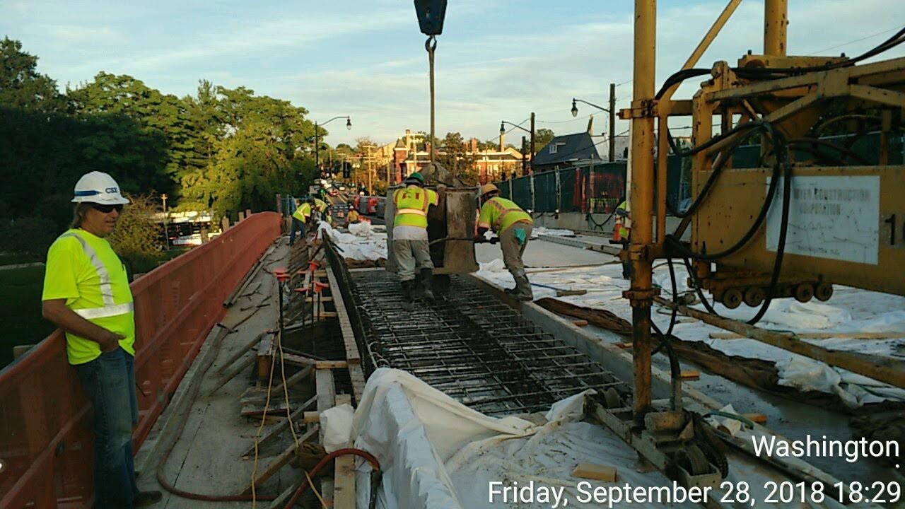 Deck Sidewalk Pour #3 (North)