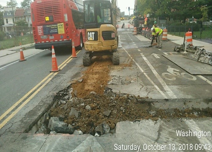 Street Light Conduit Trench Work (Monroe Street Westbound between 9th &amp; 10th Street)