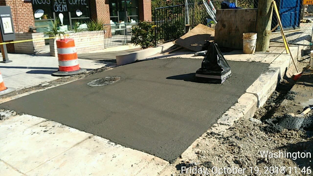 Sidewalk Installation (North Side of 8th)