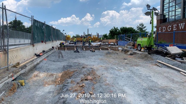 Phase 2: West Approach Slab Looking East