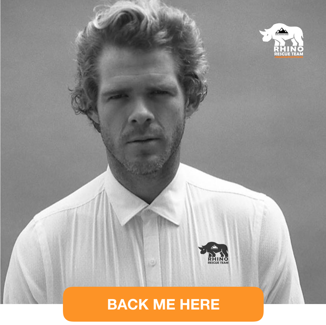 I need to raise $12,000 to be part of the #ManExRhinoRescue Project in May next year lead by @TonyKnight to help baby orphaned rhinos injured by poachers. I can invite one person to join me who makes the highest donation here to be my guest on this expedition all expenses paid (including your local and international flights up to $700). Anyone who donates more than $500 to my campaign will be issued with a $1,000 credit voucher to use on any Man Expeditions trip (valid for 2 years expiring on August 1, 2021)