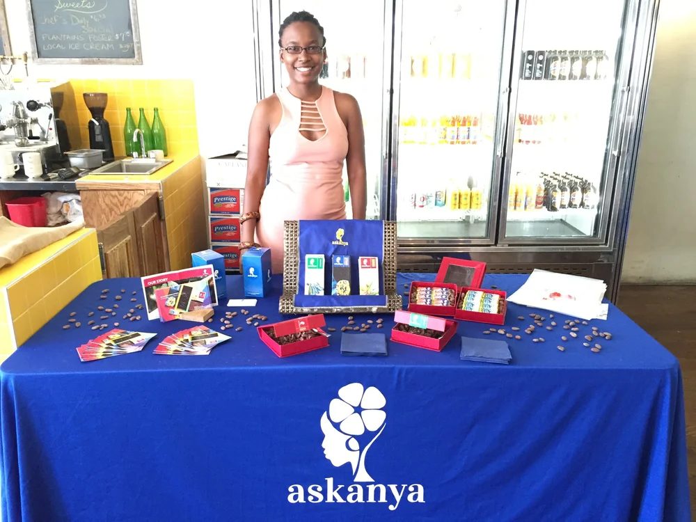 Askanya Founder Corinne Joachim-Sanon-Symietz Photo credit: Les Chocolateries Askanya