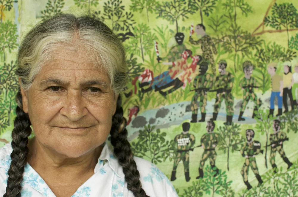One of the protagonists of the film Doña Brígida González. Photo credit: Pablo Mejía Trujillo
